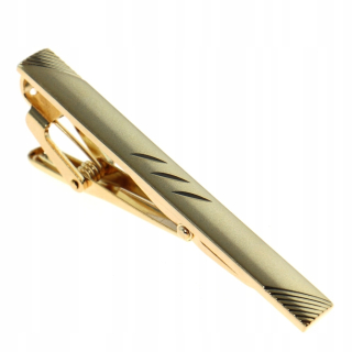 WANDALLIA Classic Gold Business Spona na kravatu SP-KR-126, dĺžka 5,5cm